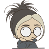 chibi icon of the designer