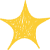 sketched out star